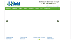 Desktop Screenshot of hybridpestcontrol.com